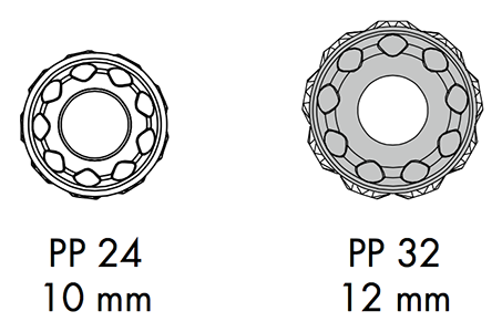 Swarovski 77 510 - 77 512 - BeCharmed Rondelle Configuration